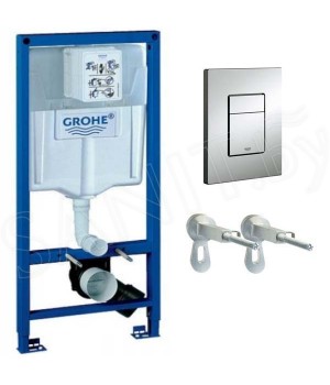 Система скрытой установки унитаза GROHE Rapid SL (кнопка в комплекте)