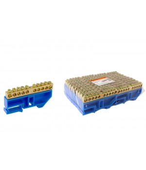 Шина заземл./шина "0" DIN-изолятор 8x12м 10 групп // TDM
