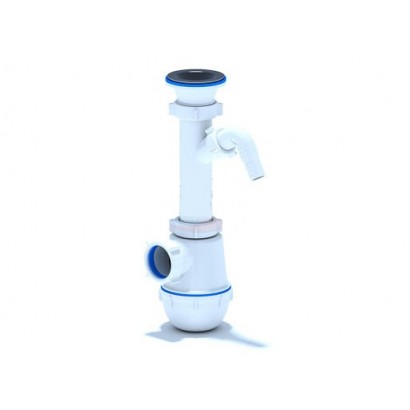 Сифон Ани Грот 1 1/2"*40 с отводом для стиральной машины Сифон Ани Грот 1 1/2"*40 с отводом для стиральной машины