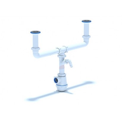 Сифон Ани Грот 1-1/2"*40 двойной Сифон Ани Грот 1-1/2"*40 двойной