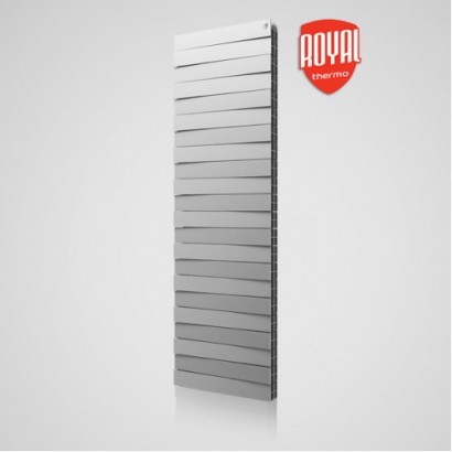 Royal Thermo PianoForte Tower Silver Satin 18-секций
