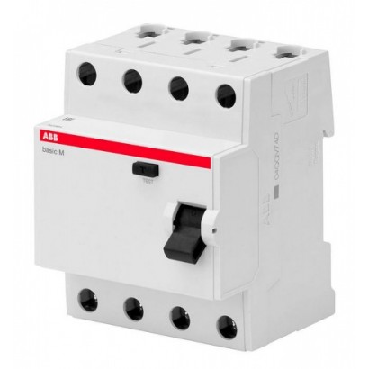 УЗО Basic M 4P 63А 4,5кА ABB УЗО Basic M 4P 63А 4,5кА ABB
