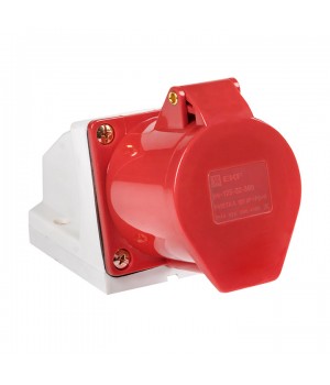 Розетка кабельная 125 32А 3Р+РЕ+N  380В ip44
